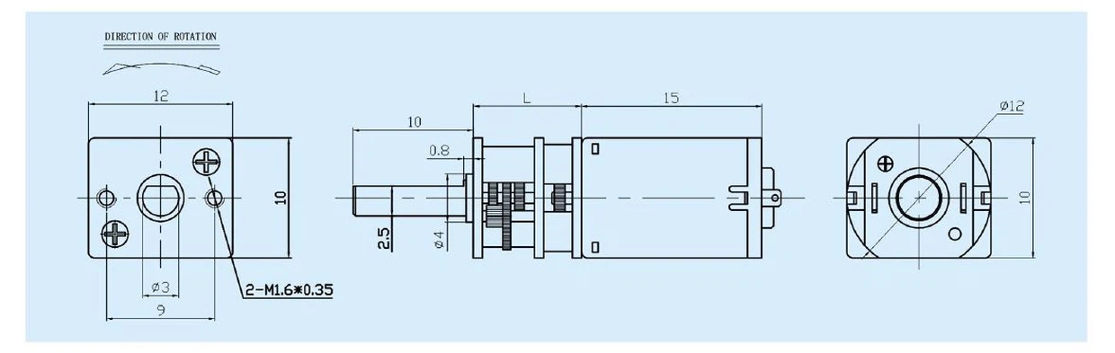N20 motor outline N20 motor outline